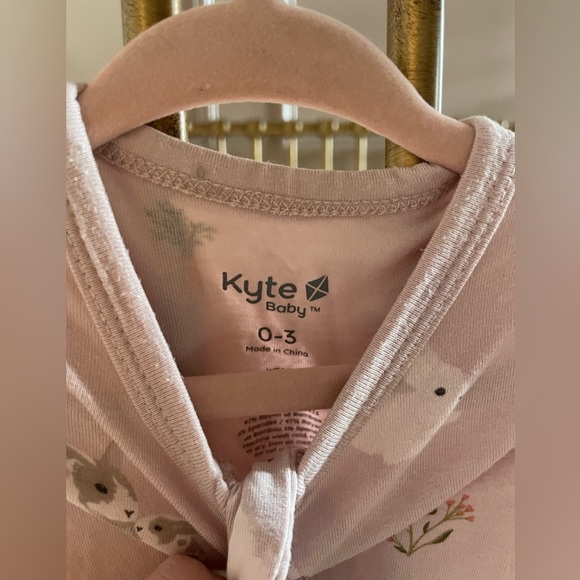 Kyte Baby Zipper PJ Easter Aloe Chick (green chicks)&Blush Rabbit (pink bunnies) - Picture 8 of 15